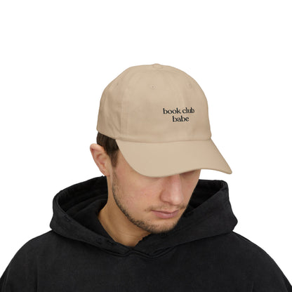 Book Club Babe Embroidered Classic Dad Cap