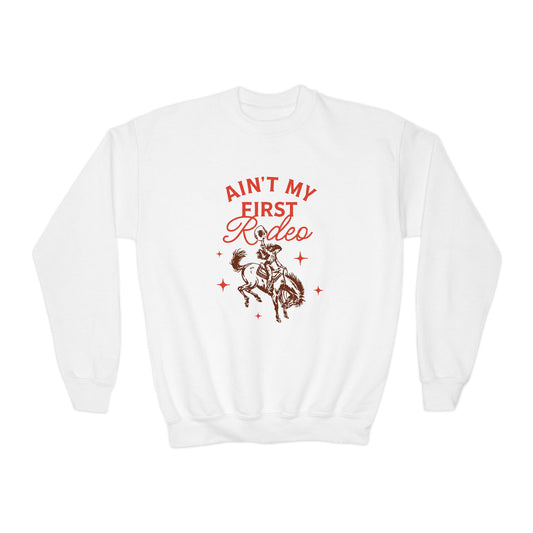 Ain't My First Rodeo Red Youth Sweatshirt