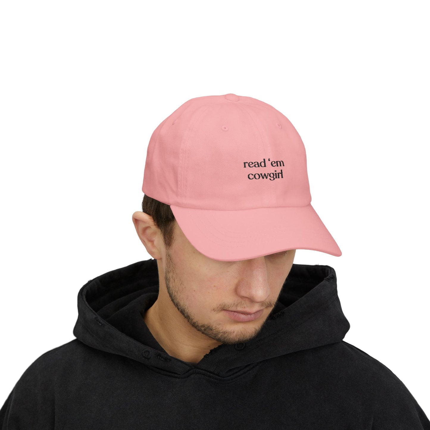 Read' Em Cowgirl Embroidered Dad Cap