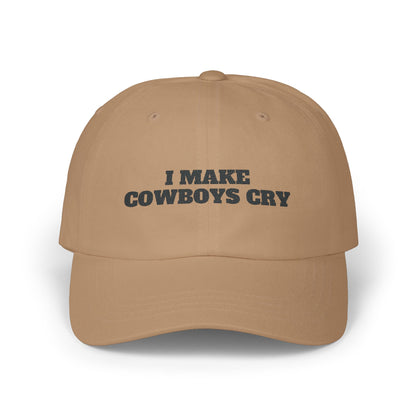 I Make Cowboys Cry Embroidered Dad Cap, Funny Gift for Her, Cowgirl Style, Cowboys Cry, Country Music Fan, Birthday Gift, Sassy Hat