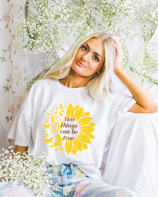 Two Things Sunflower T-shirt