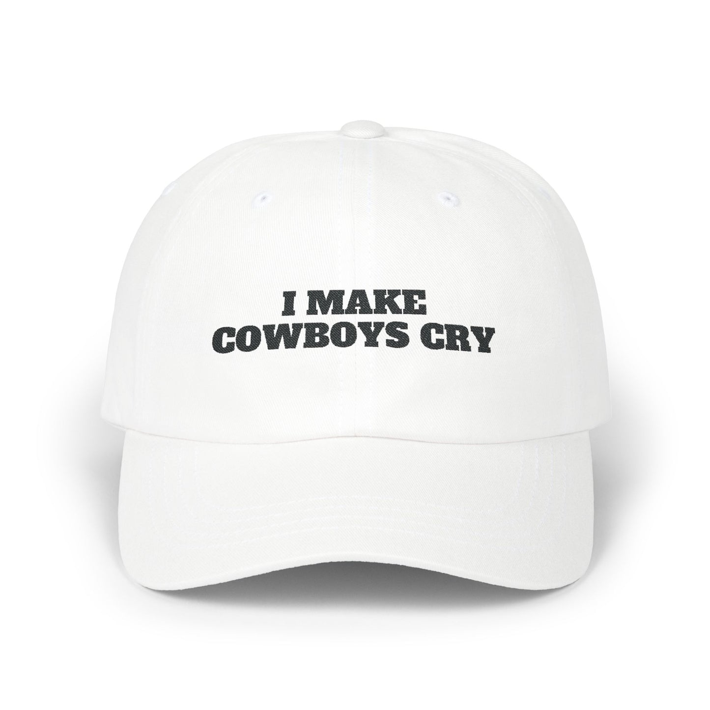 I Make Cowboys Cry Embroidered Dad Cap, Funny Gift for Her, Cowgirl Style, Cowboys Cry, Country Music Fan, Birthday Gift, Sassy Hat